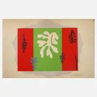 Henry Matisse, "The Dancer", Farblithographie