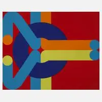 Prof. Hans Nagel, "B1", Farbsiebdruck