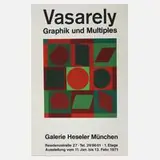 Victor Vasarely, Plakat, Farbsiebdruck