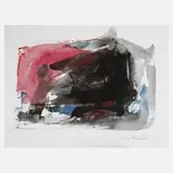 Manfred Feiler, Abstrakte Komposition, Aquarell