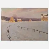 Paul Lumnitzer, "Abendschein", Öl auf Leinwand