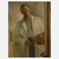 Arthur Wirth, "Selbstbildnis", Öl auf Leinwand