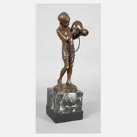 N. Picciole, Wasserträger, Bronze