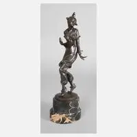 Gustav Schmidt-Cassel, Columbine Tänzerin, Bronze