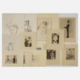 Jean-Louis Forain, Sammlung Graphik, Radierungen und vier Lithographien