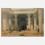 Louis Haghe, Tempel von Philae, Lithographie