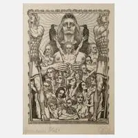 Fidus, "Germanias Blut", Lithographie