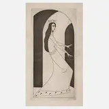 Thomas Theodor Heine, "Lady Macbeth", Radierung