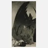 Horst Janssen, "F. Bettina", Radierung