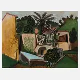 Blick in den Garten by Pablo Picasso, Farblithographie, sold Feb 2022