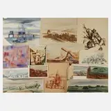 Joachim Lutz, Sammlung Aquarelle