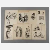August Futterer, Sammlung Illustrationszeichnungen, 1895