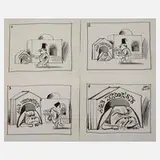 Shmuel Katz, Bildgeschichte "Arab Terrorists", Tuschefeder