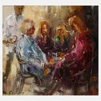 Manfred Feiler, Im Café