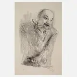 Prof. Bernhard Heisig, Lenin, Lithographie