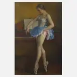 Paul Schier, Ballerina, 1943, Pastell auf Karton