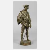 Emile Picault, "Escholier", Bronze