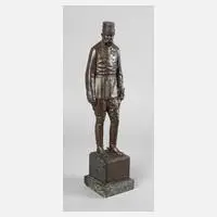 Carl Phillipp, Kaiser Franz Joseph von Österreich, 1914, Bronze