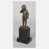 C. Rochlitz, trauriger Knabe, Bronze