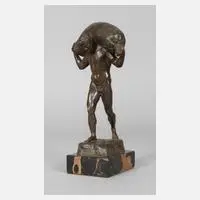 Friedrich Cauer, Sackträger, 1903, Bronze