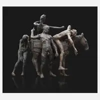 Antonio Andrés-Gayón, große Figurengruppe Bronze, Bronze