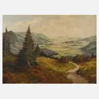 Celli, "In der fränkischen Schweiz", Öl auf Leinwand
