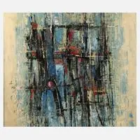 Ewald Hess, Ohne Titel, Öl auf Platte