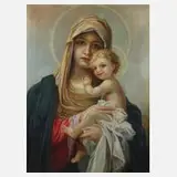 S. Tidor, Maria mit dem Jesusknaben, Öl auf Leinwand