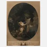 Jean Mathieu, Das Liebesversprechen, Kupferstich