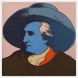 Hans-Jürgen Kuhl, "Goethe", Farbserigraphie