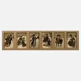 Ethel Parkinson, Folge winterlicher Darstellungen, Farblithographie