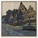 Carl Thiemann, "Marktplatz in Miltenberg"