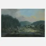 A. F. Rauscher, "Der Leimnitzhammer an der Saale", Mischtechnik