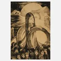 E. Pernice, ohne Titel, 1934, Kohle auf Papier
