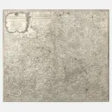 Homanns Erben, Kupferstichkarte Sachsen, 1777, Kupferstich