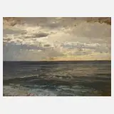Rudolf Schuster, "Nervi", Öl auf Karton entstanden sein