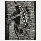 Michael Morgner, "Das Schweigen", Lithographie auf leichtem Karton