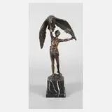 Gotthilf Jäger, Herakles mit dem Adler, Bronze