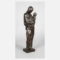 Heinrich Eichhoff, Madonna mit Kind, Bronze