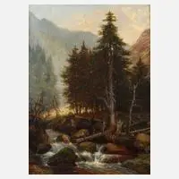 Prof. Elmar von Eschwege, "Ettersburger Wald", Öl auf Leinwand
