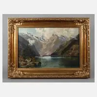 Theodor Guggenberger, Königsseeansicht, Öl auf Leinwand
