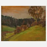 Max Hein-Neufeldt, Sommerlandschaft, Öl auf Platte