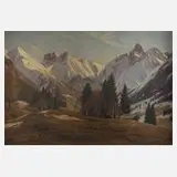 Erwin Kettemann, "Vorfrühling bei Oberstdorf"