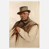 Carlo Nieper, Bildnis Paul von Hindenburg, Bleistiftzeichnung