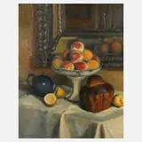 Valerie Rousselle-Martel, "Nachmittagstee", 1934, Öl auf Leinwand