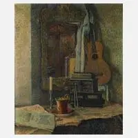Bertha Schrader, "Vor dem Spiegel", 1909, Öl auf Leinwand