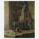 Bertha Schrader, "Vor dem Spiegel", 1909, Öl auf Leinwand