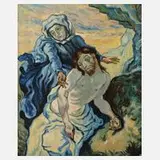 Carl Weber, Pieta nach Vincent van Gogh, 1940, Öl auf Leinwand