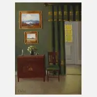 F. Went, Interieur, Ölgemälden