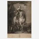 Raffaello Sanzio Morghen, Bildnis Francisco de Moncada, Kupferstich